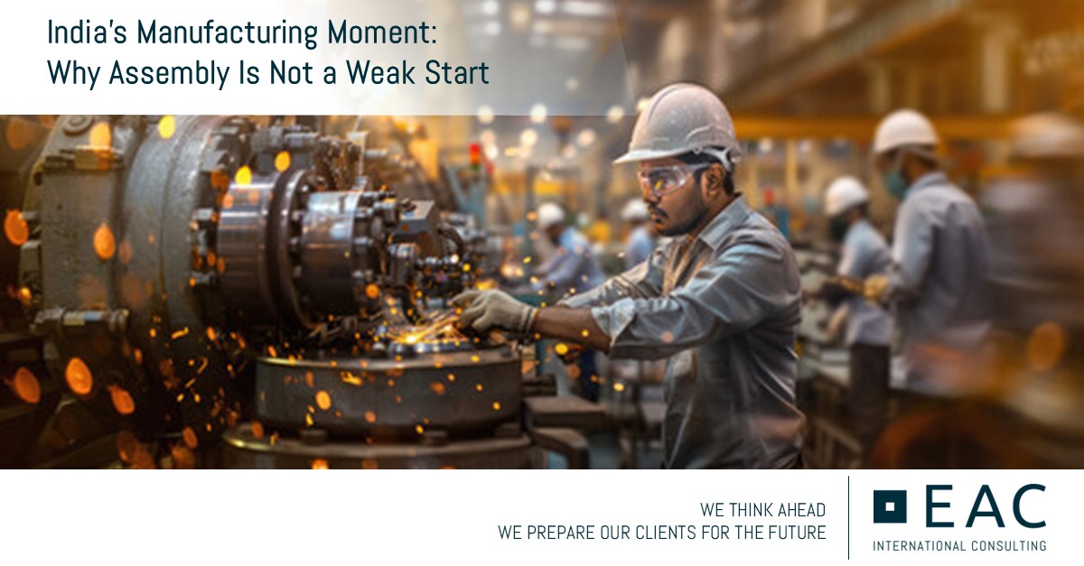 Featured image for “India’s Manufacturing Moment: Why Assembly Is Not a Weak Start”