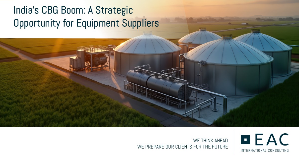 Featured image for “India’s CBG Boom: A Strategic Opportunity for Equipment Suppliers”